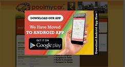 Desktop Screenshot of poolmycar.in