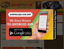 Tablet Screenshot of poolmycar.in